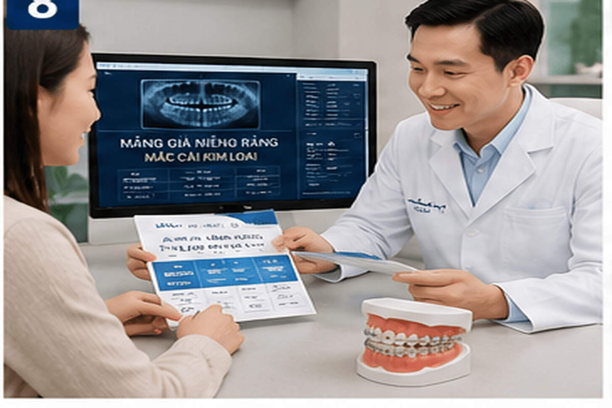 Bảng giá niềng răng mắc cài kim loại
