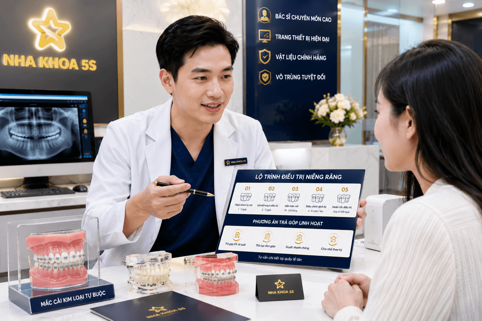 Bảng giá niềng răng trả góp 0 lãi suất theo từng phương pháp chỉnh nha